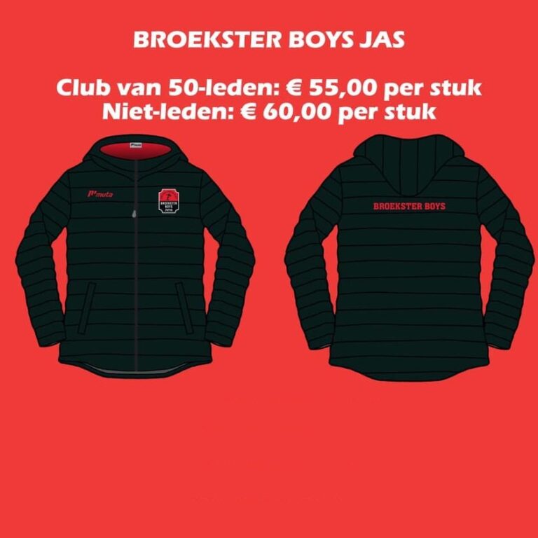 Nieuwe voorraad Broekster Boys jassen