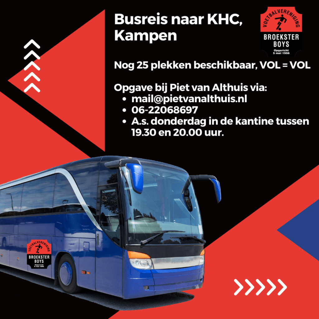 Busreis KHC Kampen