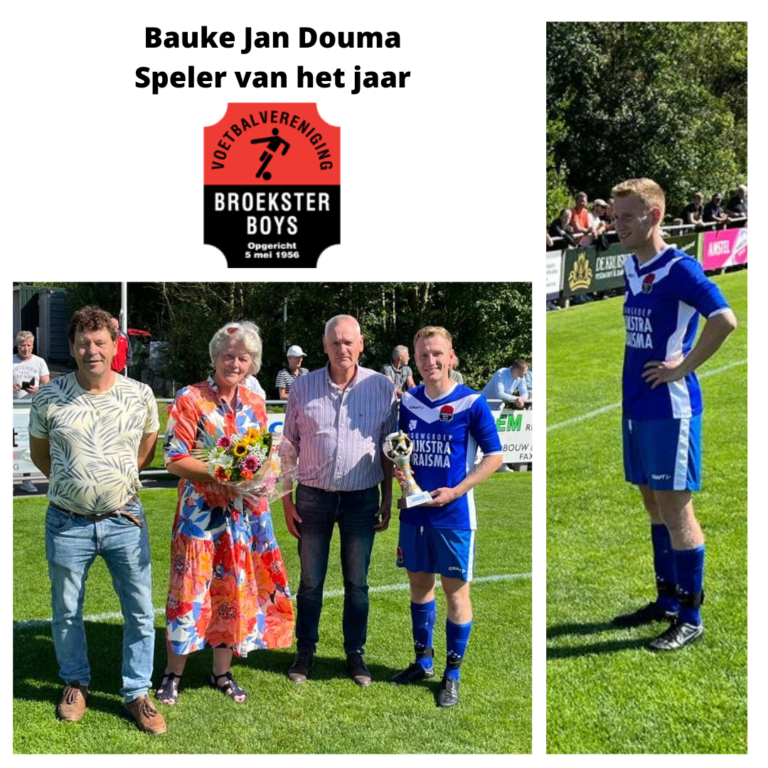 Bauke Jan Douma speler van het jaar