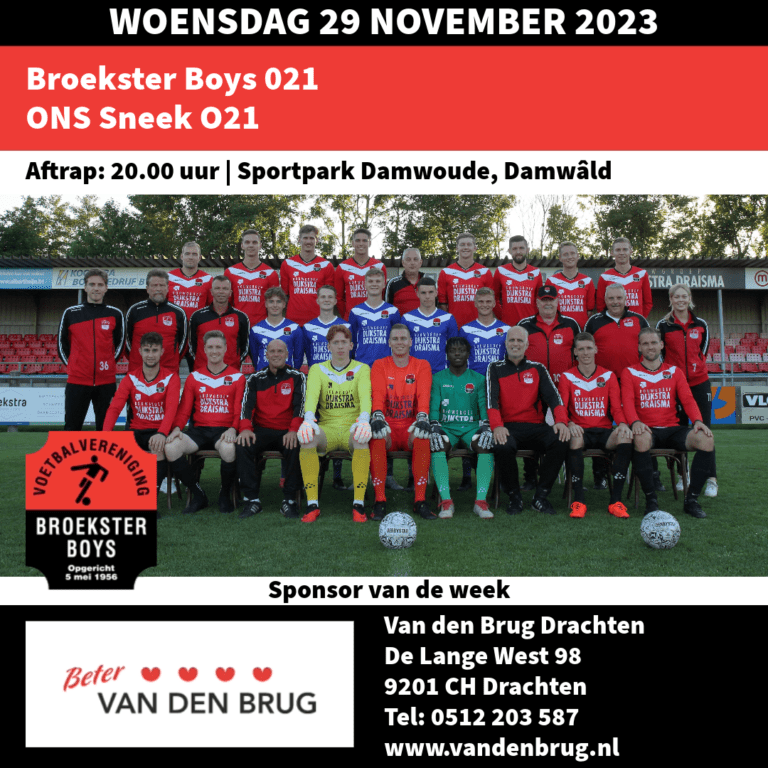 Broekster Boys - ONS Sneek jong senioren