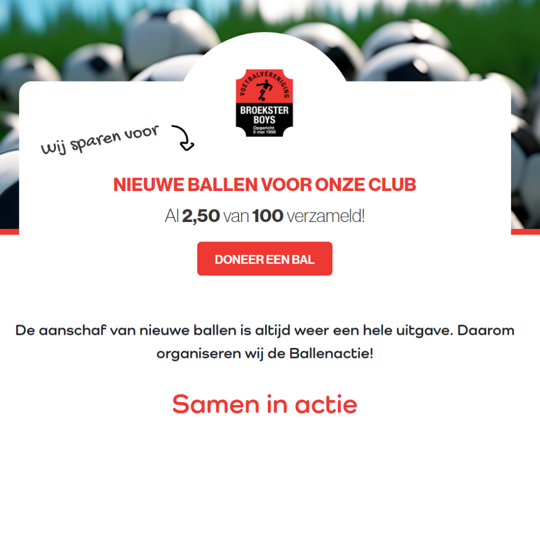 Ballenactie Broekster Boys