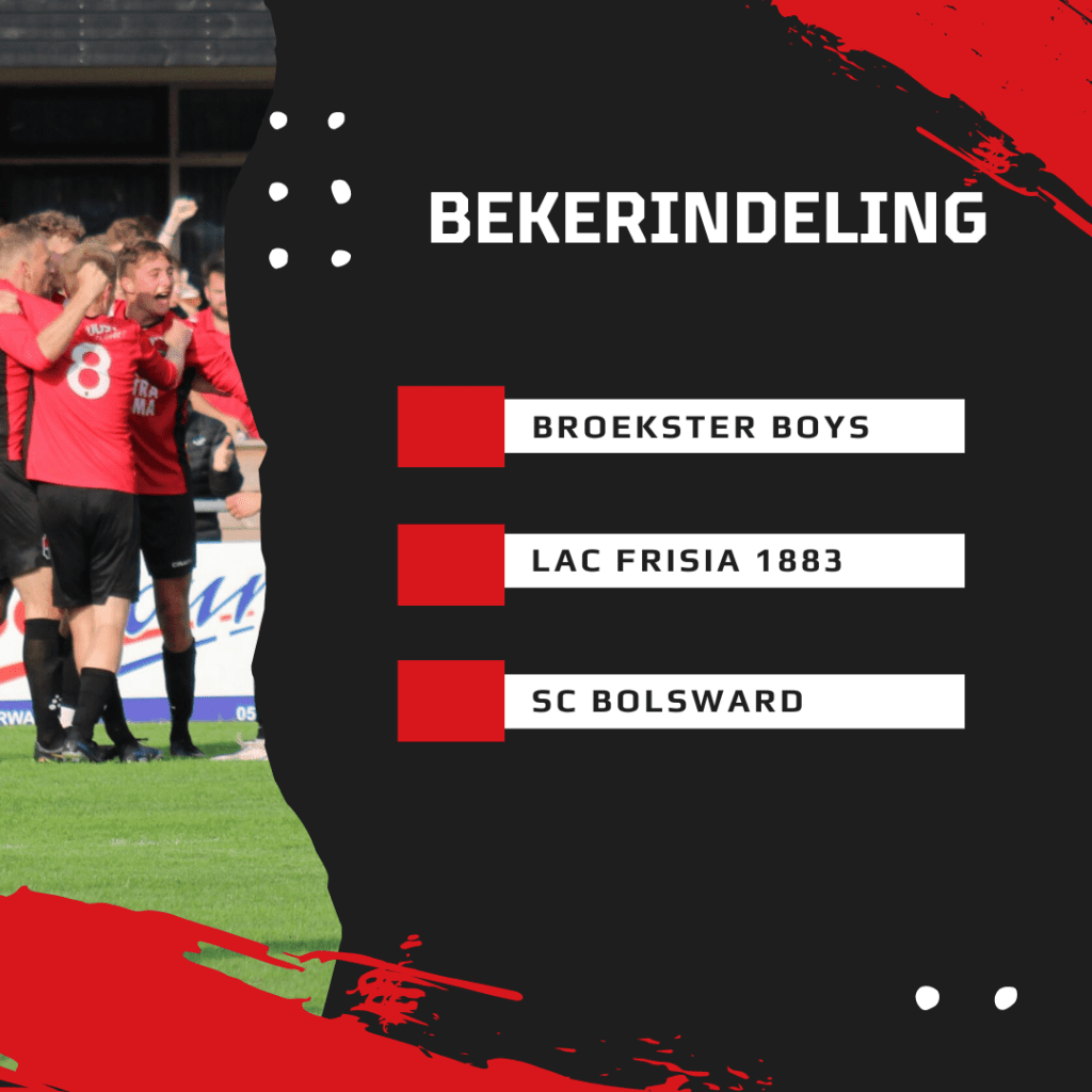 Broekster Boys - Bekerindeling 24-25