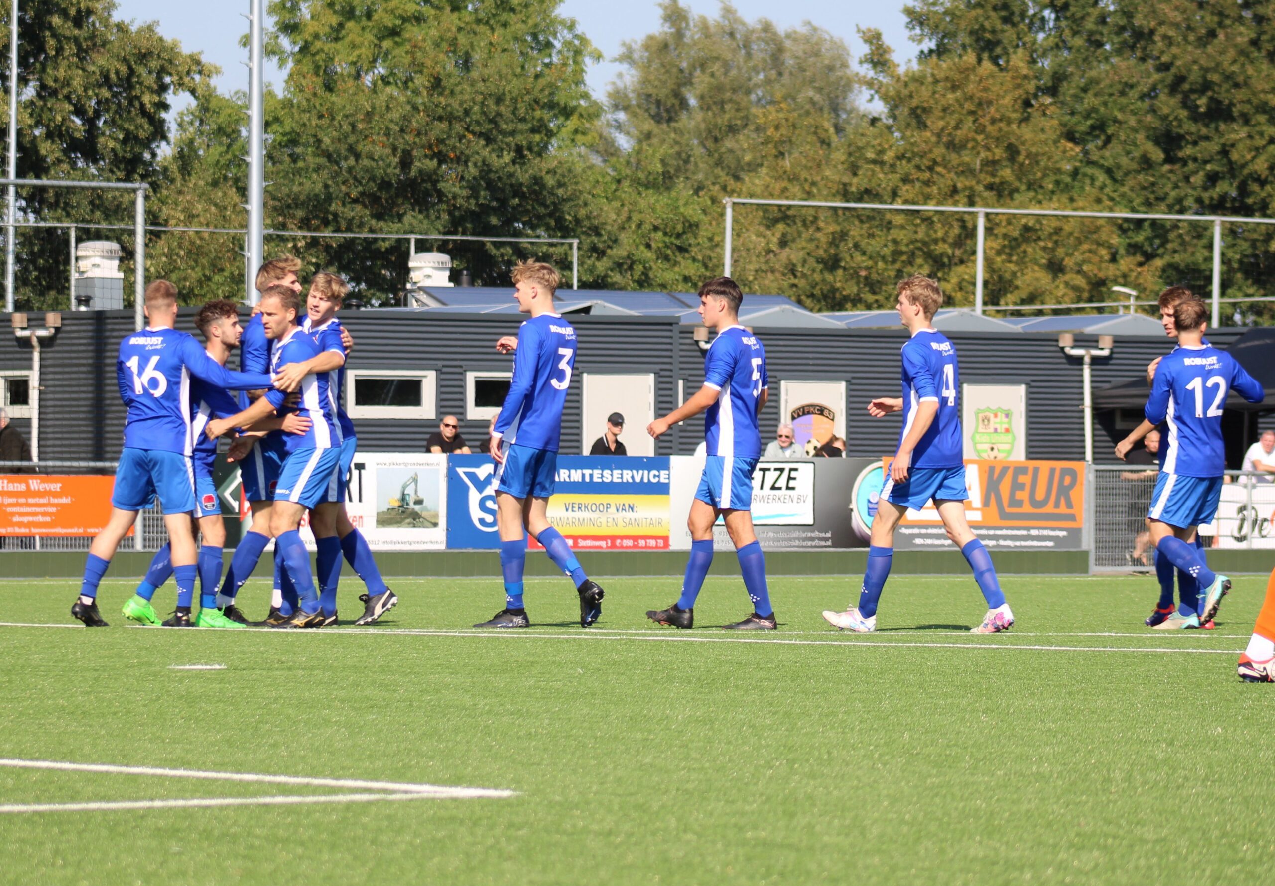 Broekster Boys op voorsprong tegen PKC'83 september 2024