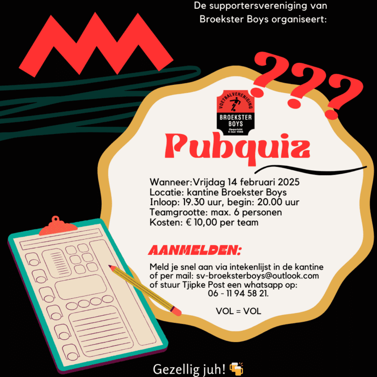 Pubquiz 14 februari 2025 instagram