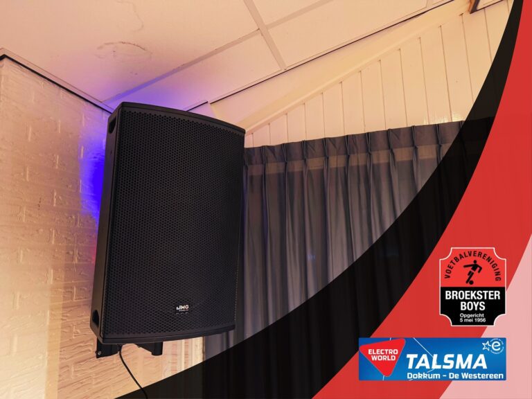 Nieuwe geluidsinstallatie in ús Halehonk!