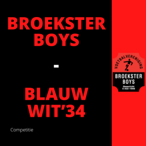 Broekser Boys vs Blauw Wit'34