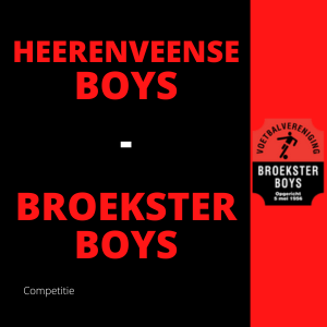 Heerenveense Boys vs Broekster Boys