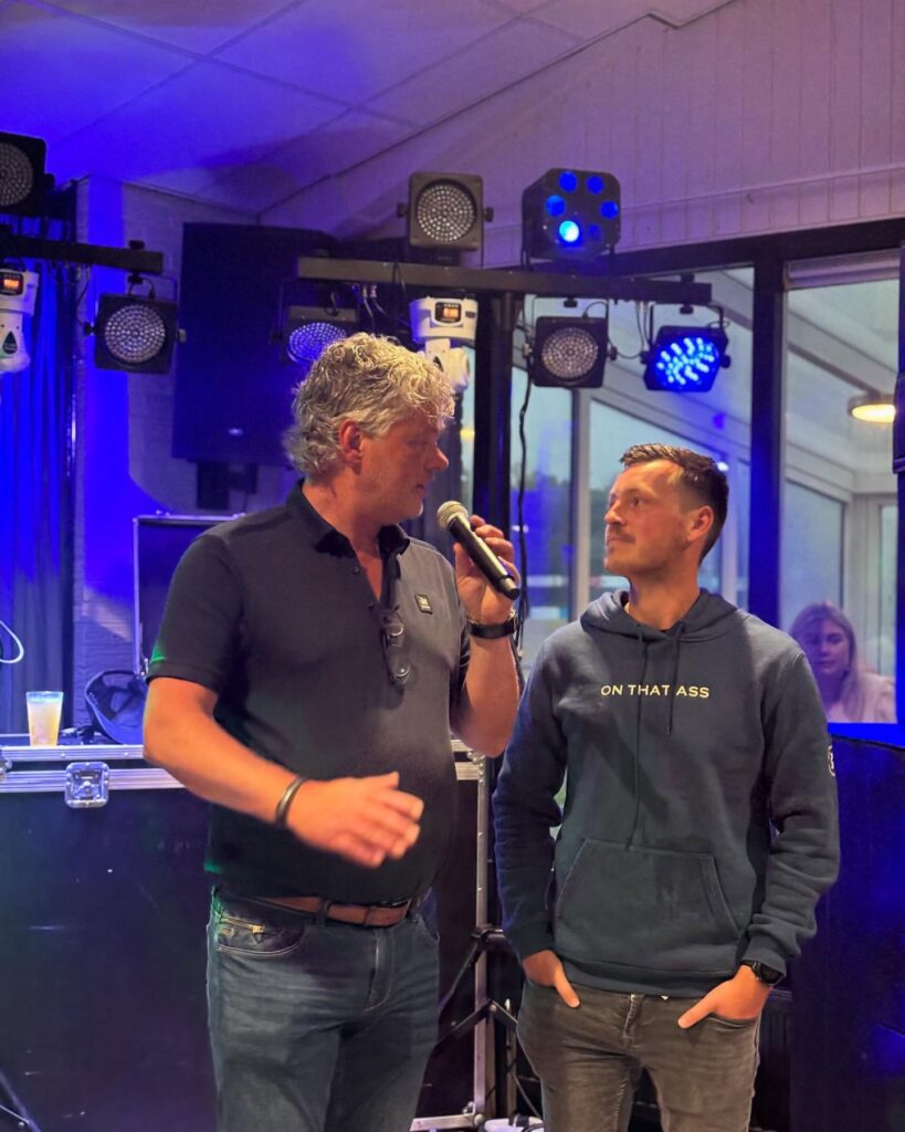 Edwin Kooistra neemt afscheid Broekster Boys