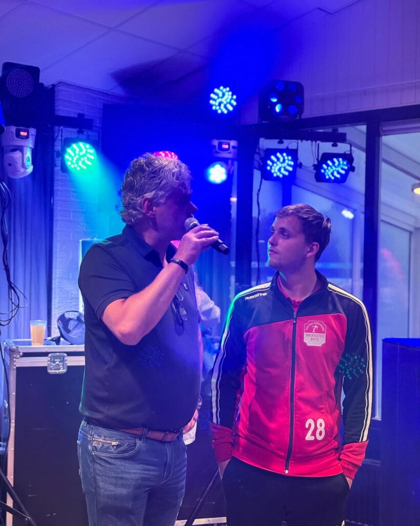Rudmer Marinus neemt afscheid Broekster Boys