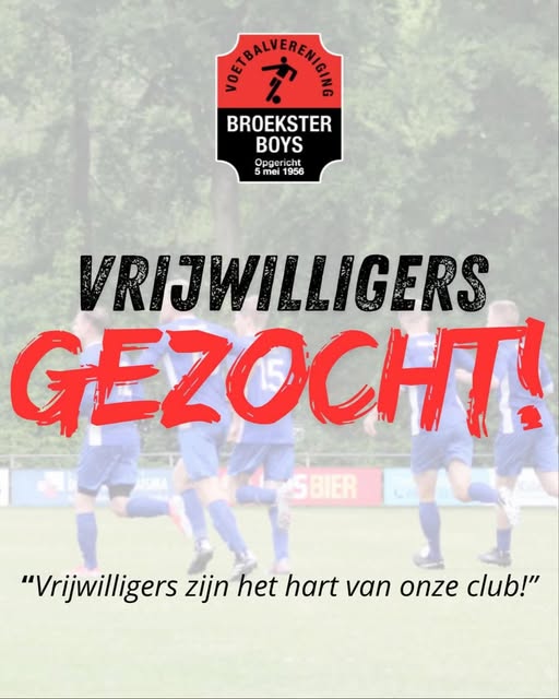 Vrijwilligers gezocht