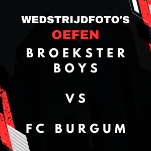 wedstrijdfoto's broekster boys - fc burgum