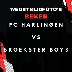 wedstrijdfoto's FC Harlingen - Broekster Boys