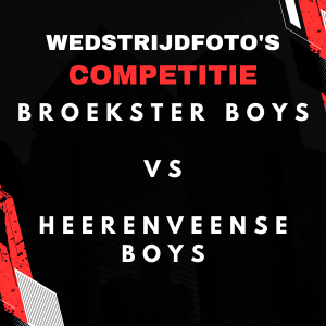 wedstrijdfoto's Broekster Boys - Heerenveense Boys