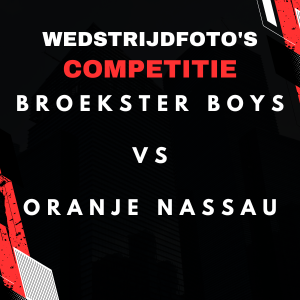 wedstrijdfoto's Broekster Boys vs Oranje Nassau