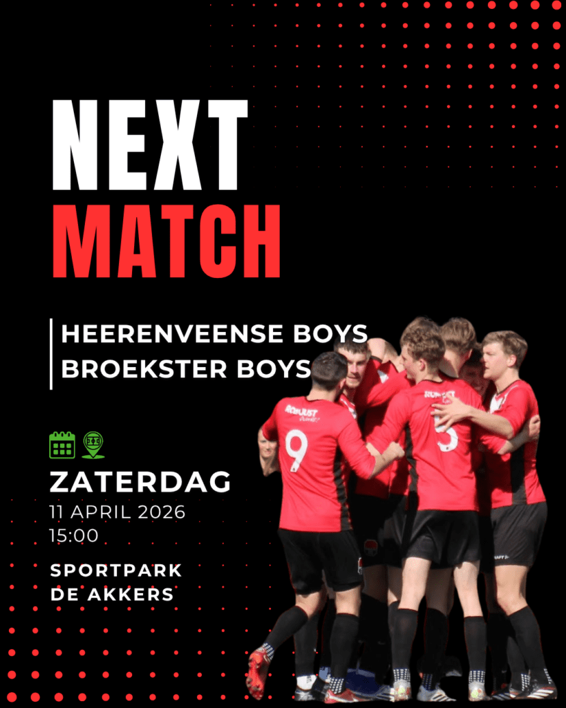 Heerenveense Boys - Broekster Boys 11 april 2026