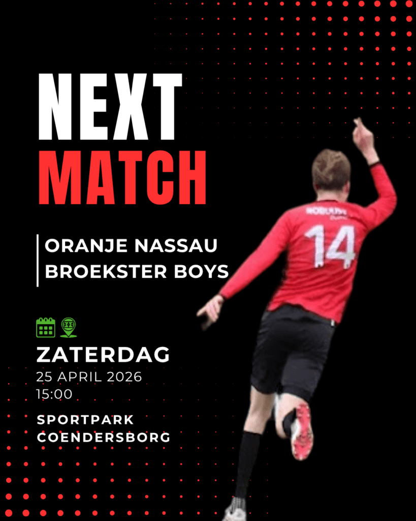 Oranje Nassau vs Broekster Boys 25 april 2026