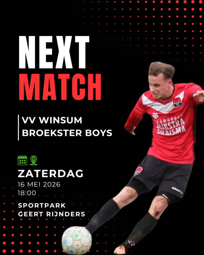 Winsum vs Broekster Boys 16 mei 2026