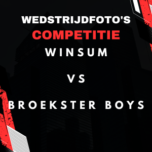 wedstrijdfoto's Winsum - Broekster Boys 16-5-2026