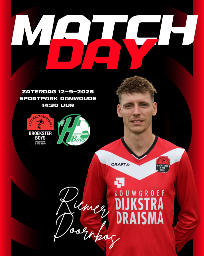 Broekster Boys - Heerenveense Boys 12-9-2026