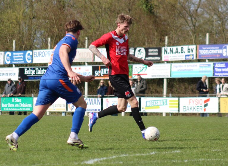 FCS vs Broekster Boys Hedgar Hoekstra in actie