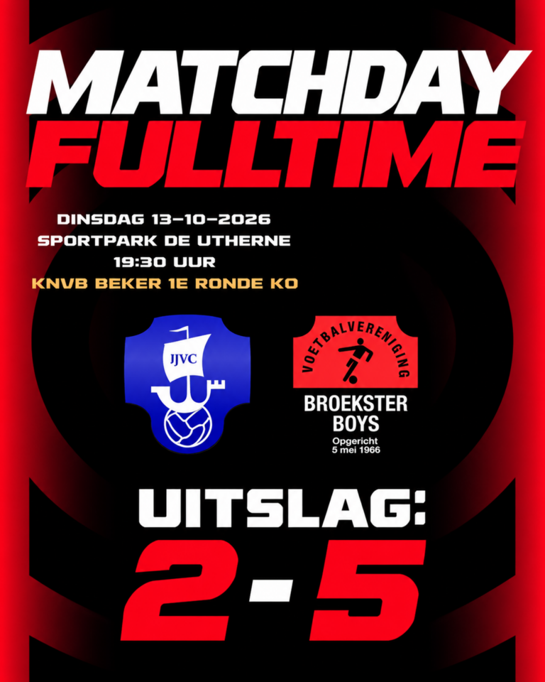 Matchday Fulltime_ JVC 2–5 Broekster Boys