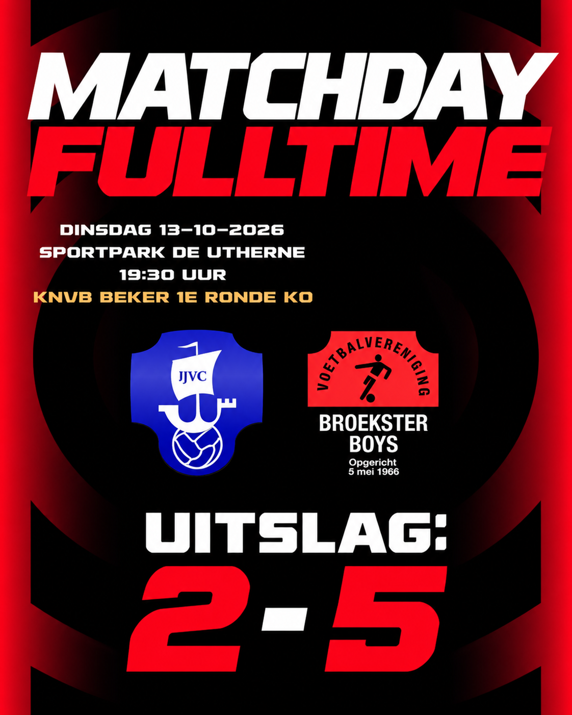 Matchday Fulltime_ JVC 2–5 Broekster Boys